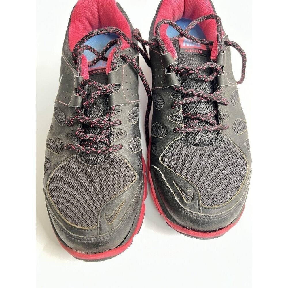 Nike Flex Train Athletic Running Shoes Women's US 8.5 Black Pink White - Picture 5 of 7